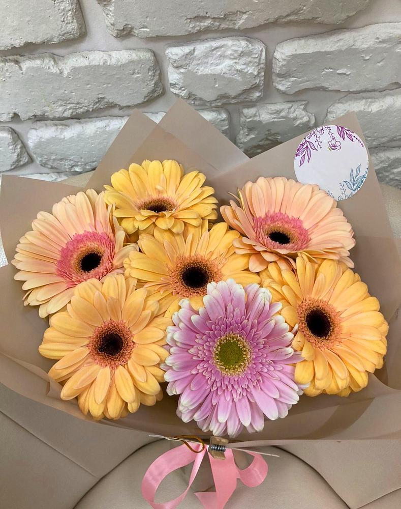Букет цветов из: Герберы в Побединском