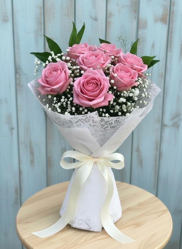 Букет цветов из: Розы в Побединском