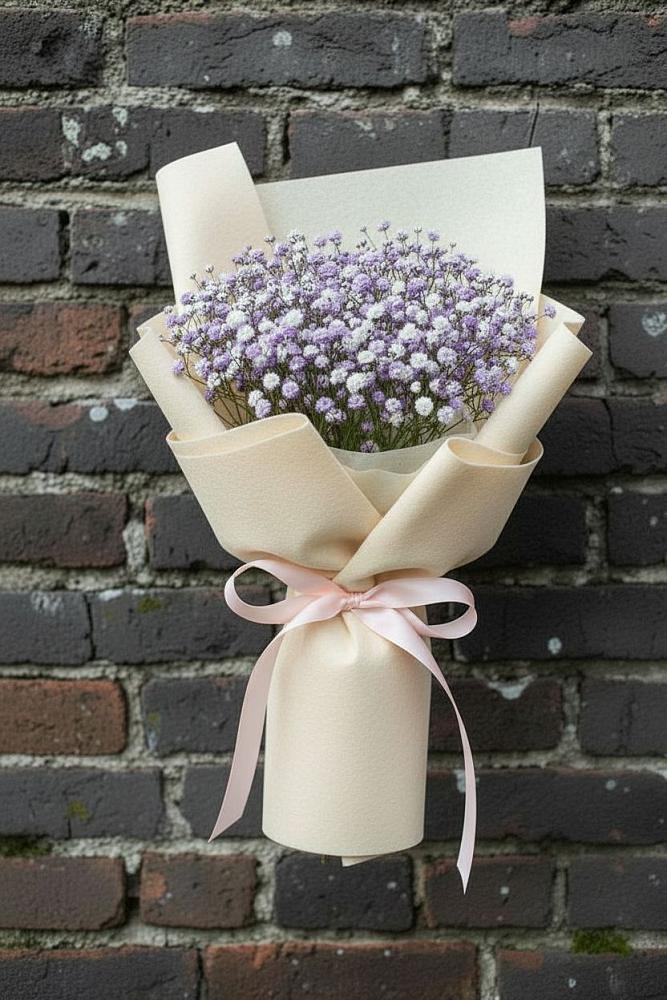 Букет цветов из: Гипсофила в Побединском