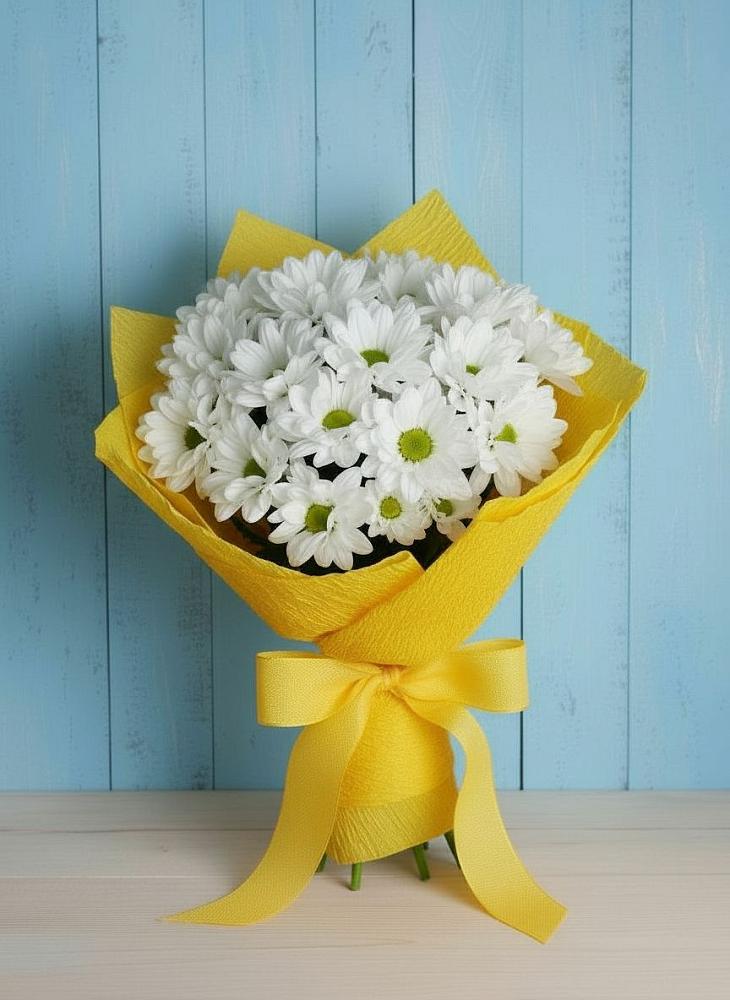 Букет цветов из: Хризантемы в Побединском