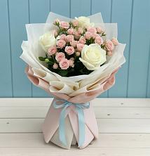 Букет цветов из:  Розы в Побединском
