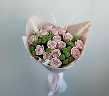 Букет цветов из:  Розы и Хризантемы в Побединском