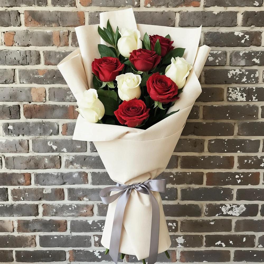 Букет цветов из: Розы в Побединском