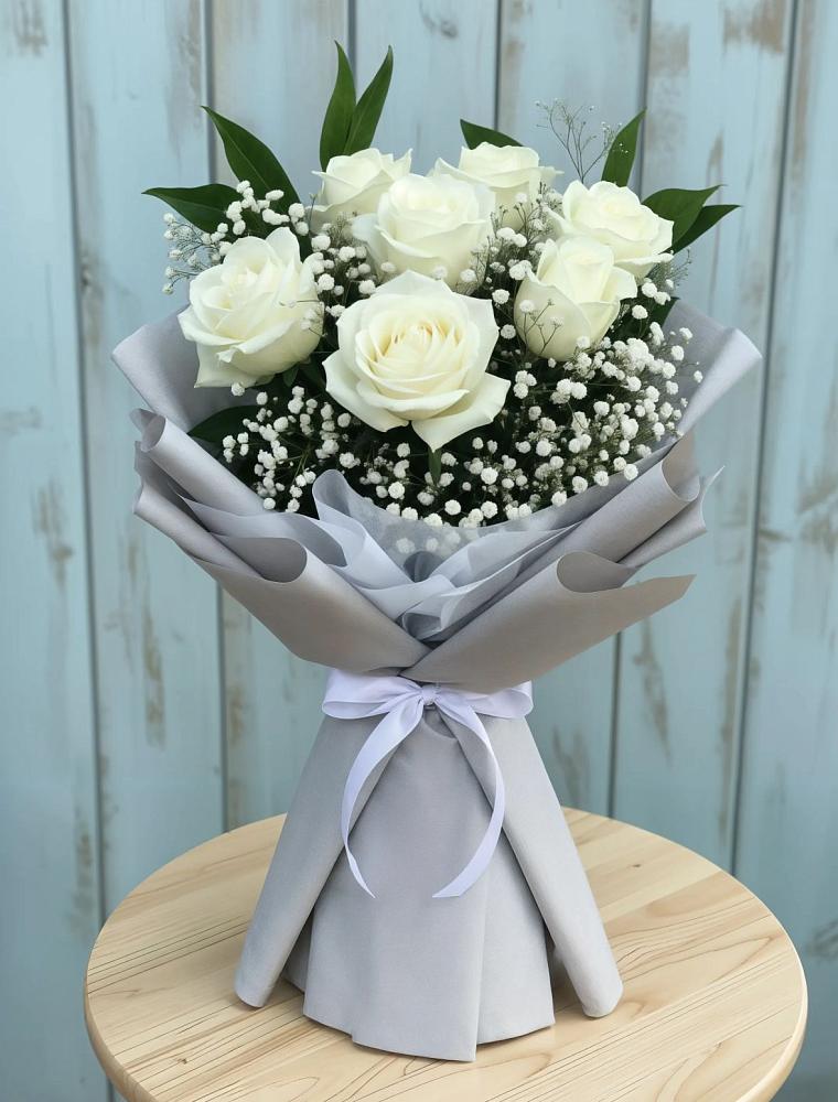 Букет цветов из: Розы в Побединском