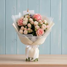 Букет цветов из:  Розы в Побединском