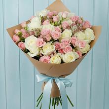 Букет цветов из:  Розы в Побединском